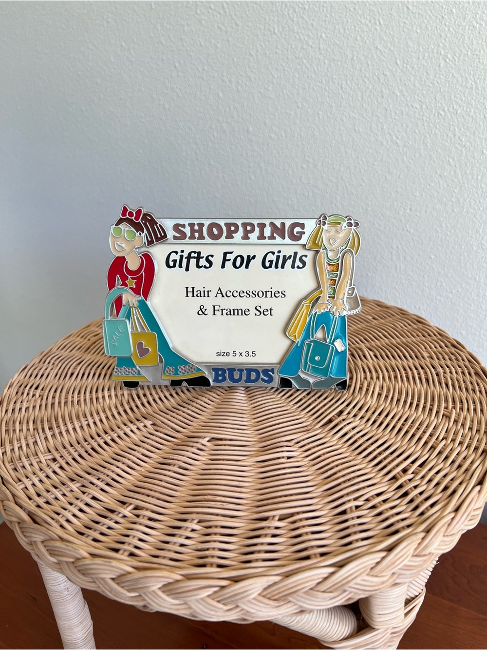 Y2K Shopping Gifts For Girls Decorative Frame - Teal, Red, Yellow Accents